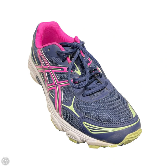 Shoes Athletic By Asics In Blue & Pink, Size: 8.5