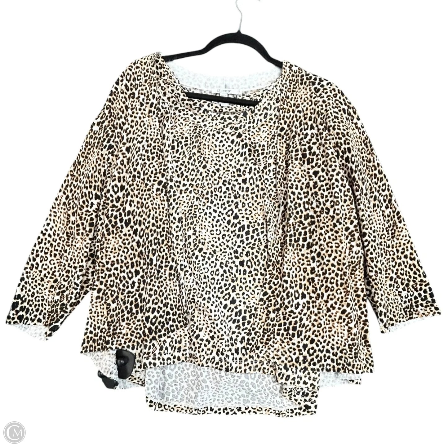 Sweater 2pc By Chicos In Animal Print, Size: L