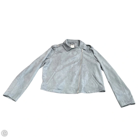 Jacket Moto By Lc Lauren Conrad In Grey, Size: Xl