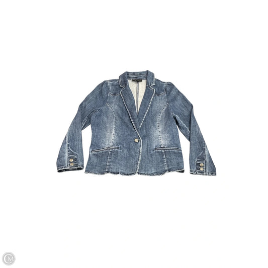 Jacket Denim By Inc In Blue Denim, Size: L