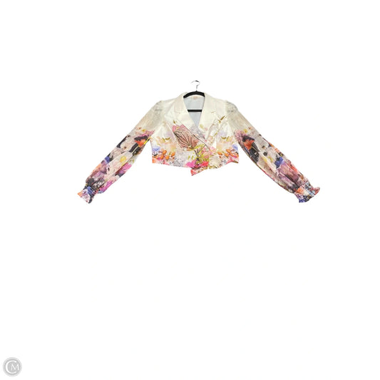 Bolero By Peach In Floral Print, Size: M