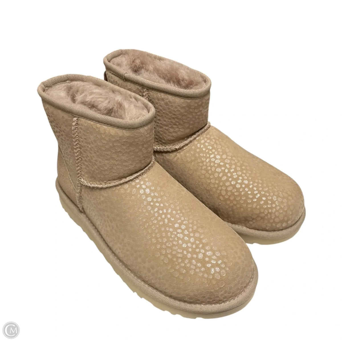 Boots Designer By Ugg In Brown, Size: 7