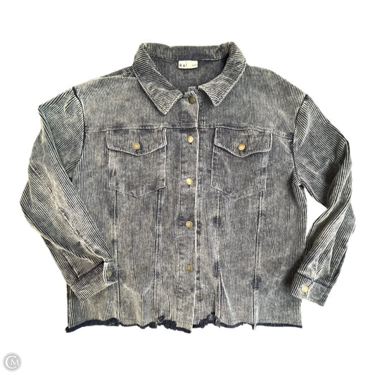Jacket Shirt By KATY DID In Blue, Size: M
