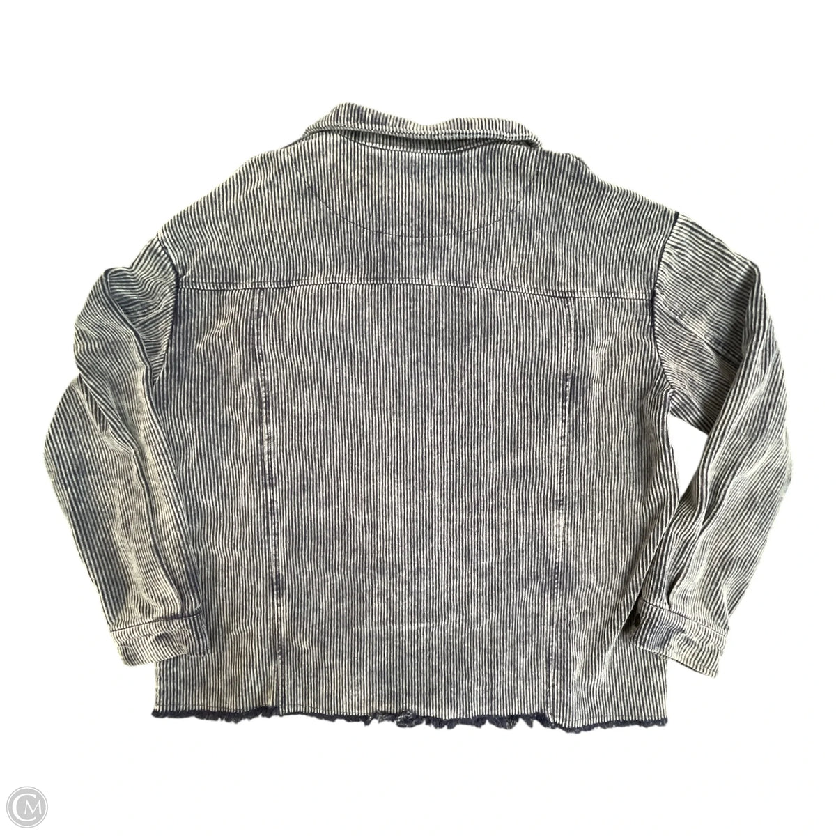Jacket Shirt By KATY DID In Blue, Size: M