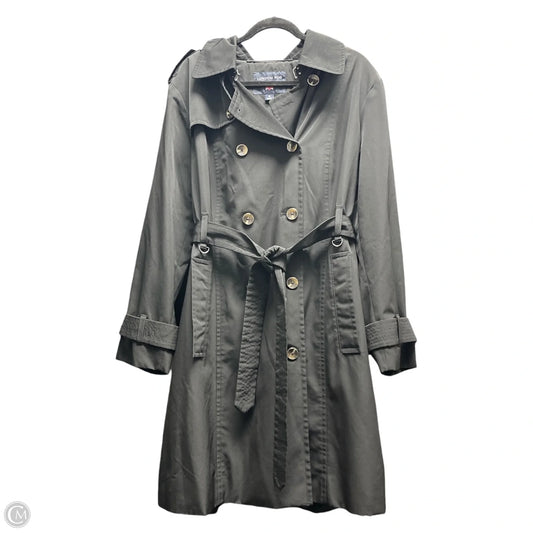 Coat Trench Coat By London Fog In Black, Size: Xl