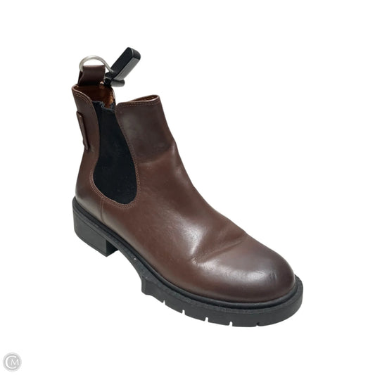 Boots Designer By Coach In Brown, Size: 7