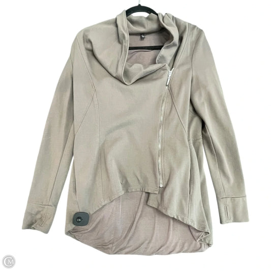 Jacket Moto By White House Black Market In Taupe, Size: M