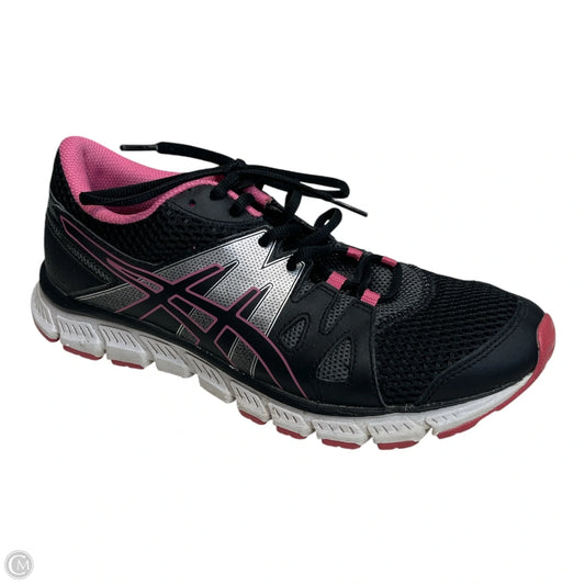 Shoes Athletic By Asics In Black & Pink, Size: 8.5