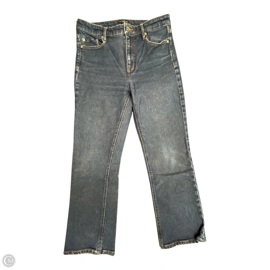 Jeans Straight By Club Monaco In Blue Denim, Size: 4