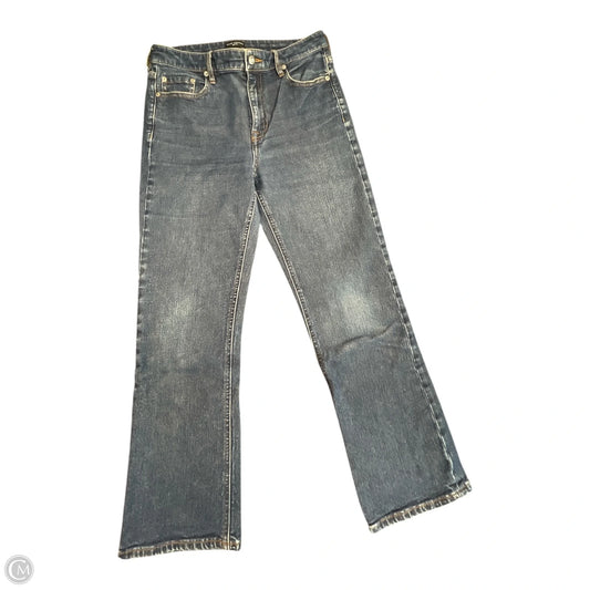 Jeans Straight By Club Monaco In Blue Denim, Size: 4