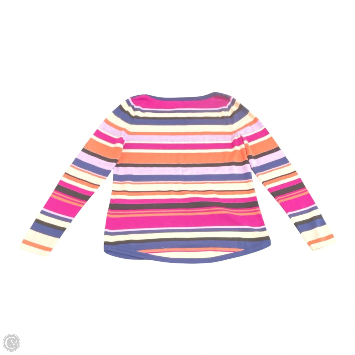 Sweater By Chicos In Striped Pattern, Size: S