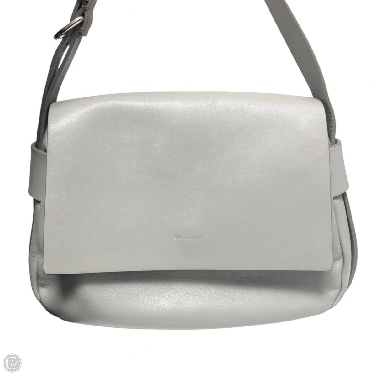 Handbag Leather By Clothes Mentor, Size: Medium