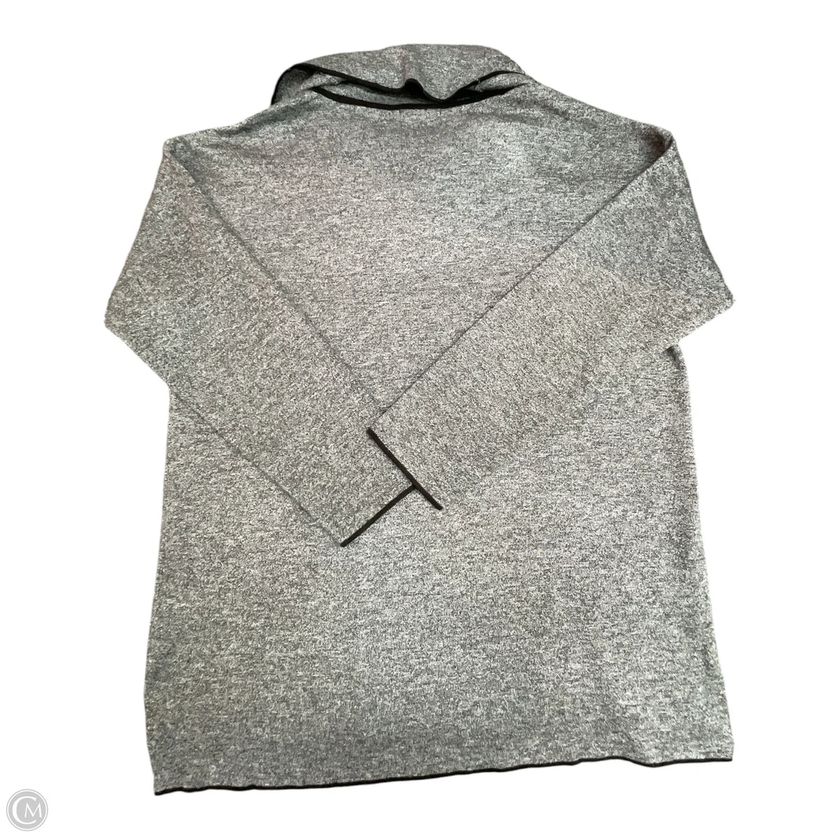 Top Long Sleeve By Calvin Klein In Grey, Size: L