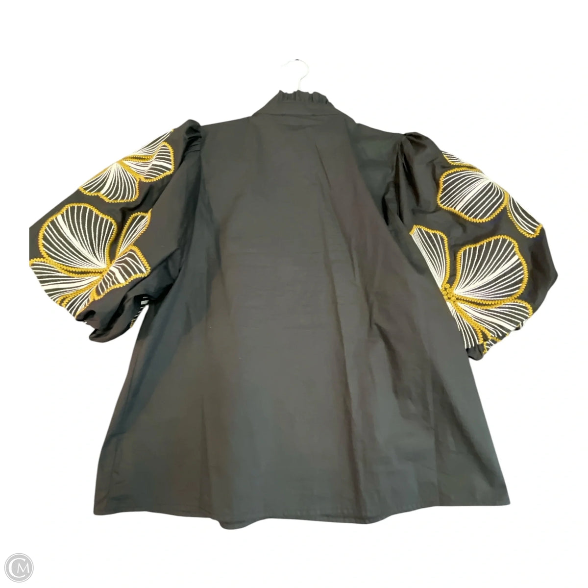 Top Short Sleeve By Thml In Black & White, Size: S
