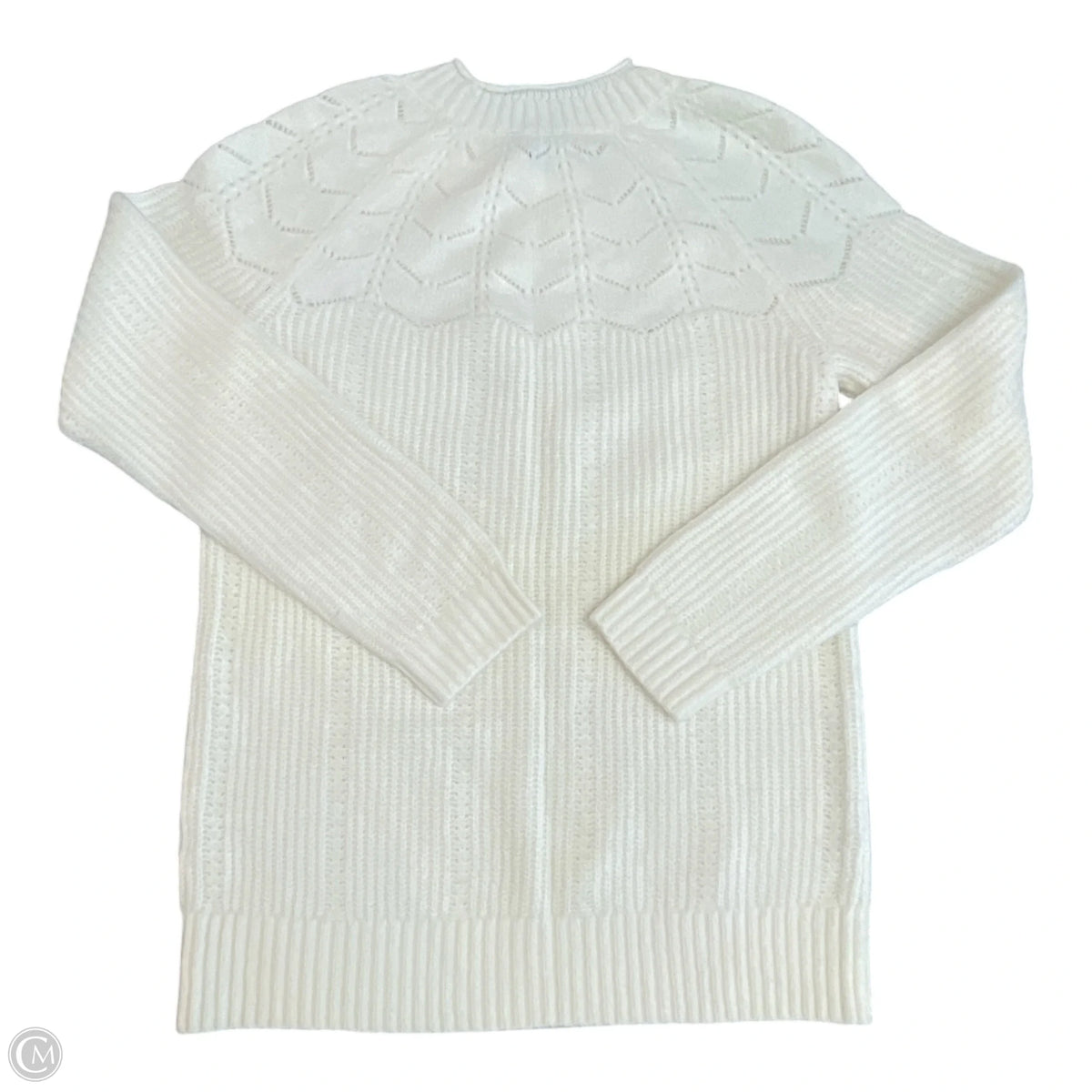 Sweater By Talbots In Ivory, Size: S