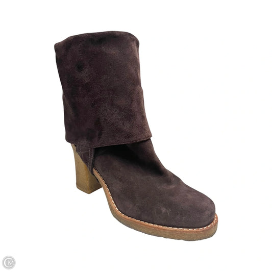 Boots Designer By Ugg In Brown, Size: 8