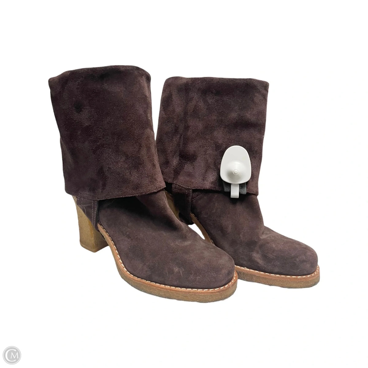 Boots Designer By Ugg In Brown, Size: 8