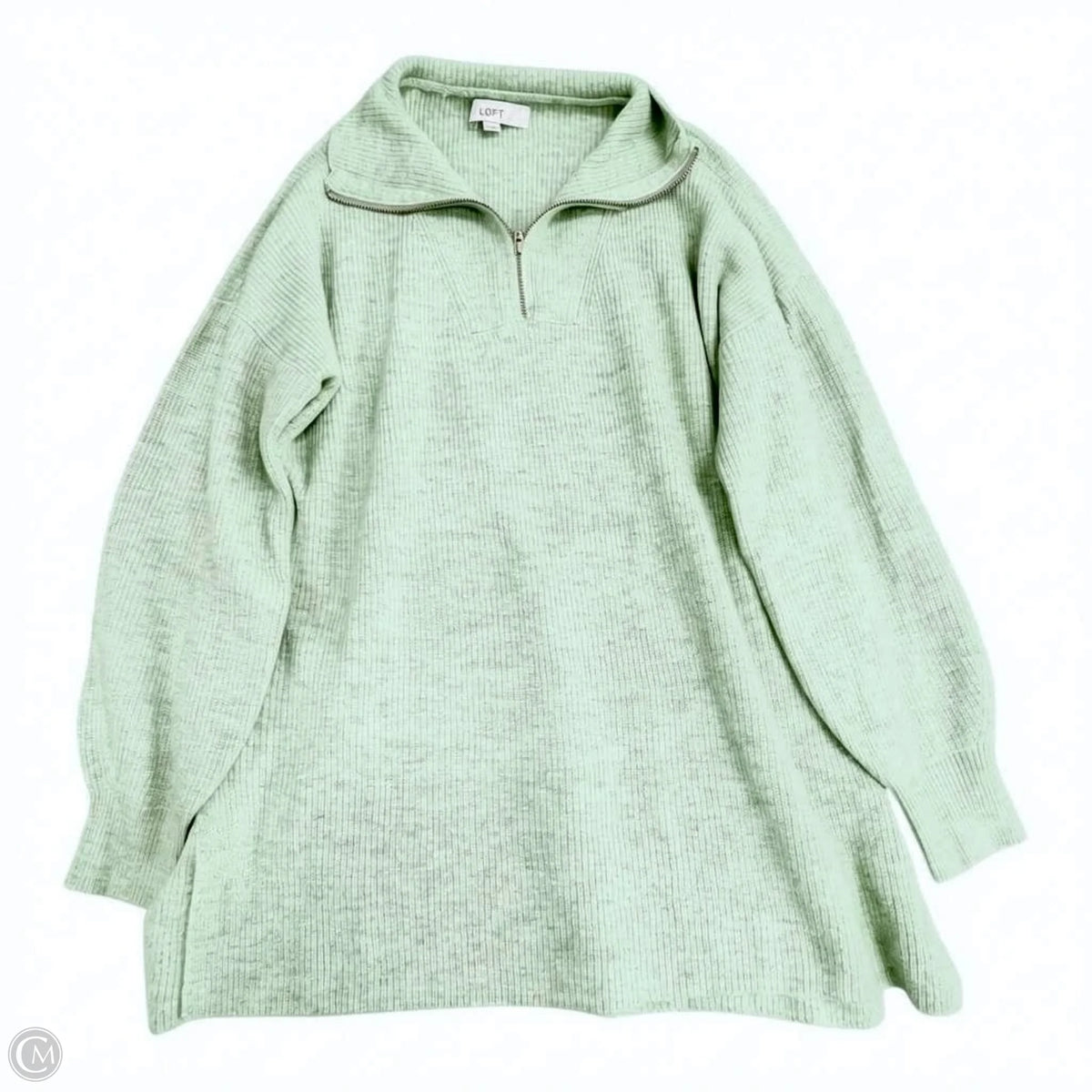 Sweater By Loft In Green, Size: M
