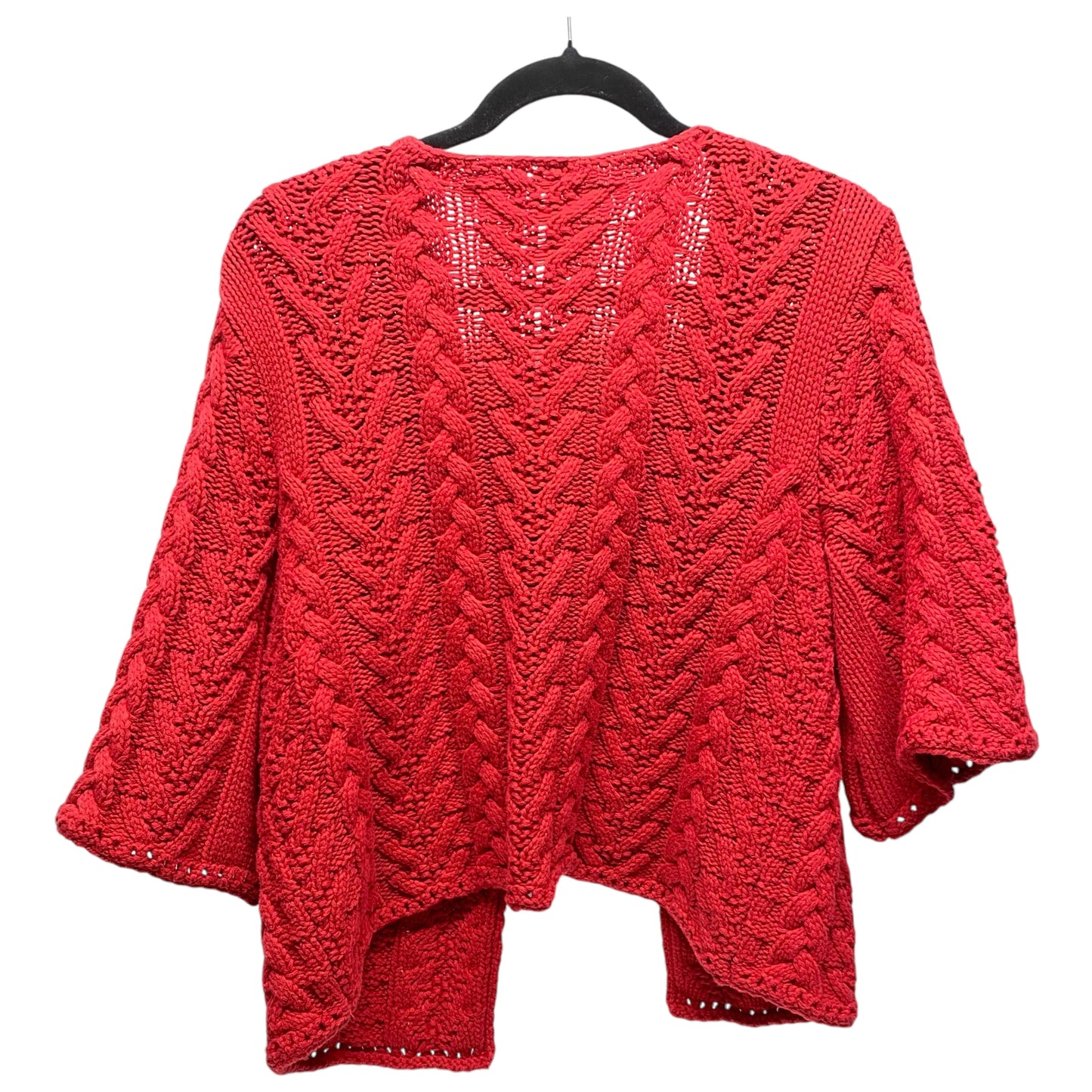 Cardigan By Leo And Nicole In Red, Size: L