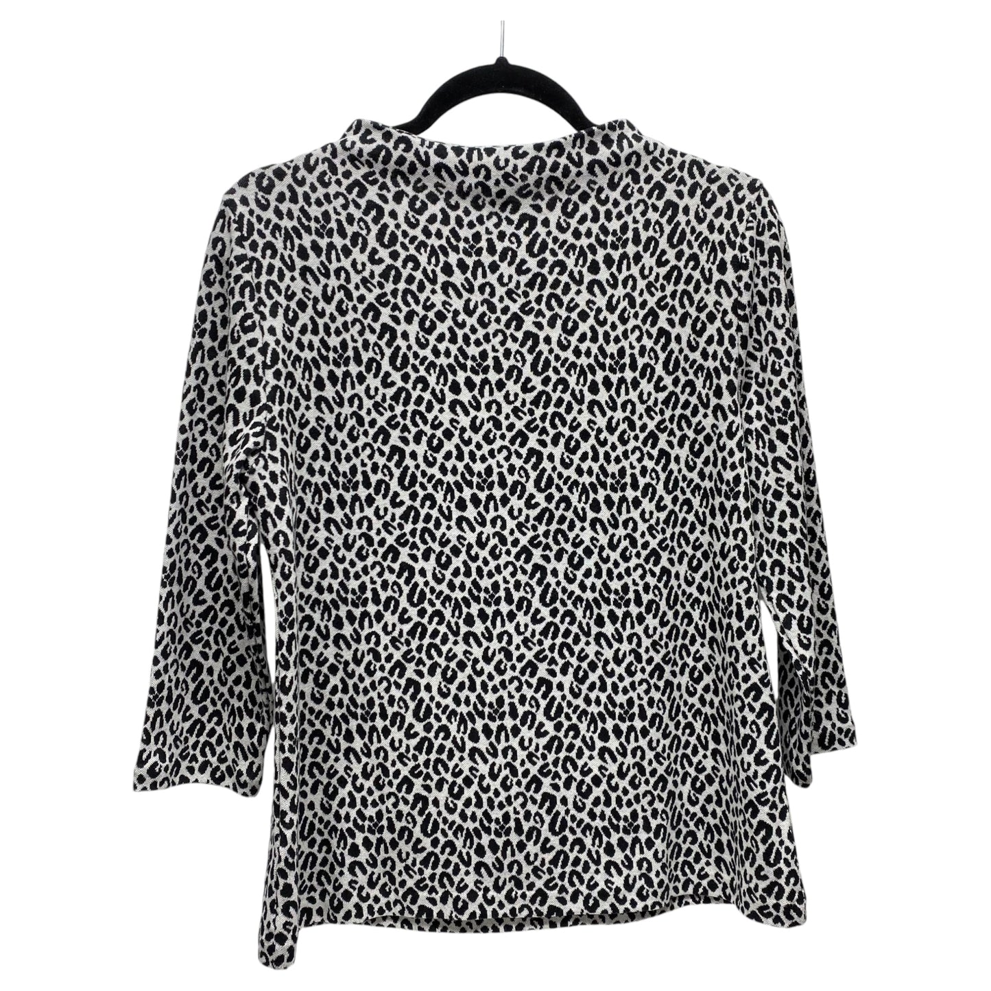 Top 3/4 Sleeve By Talbots In Animal Print, Size: M