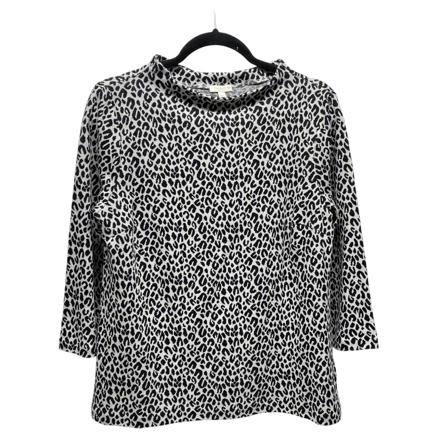 Top 3/4 Sleeve By Talbots In Animal Print, Size: M