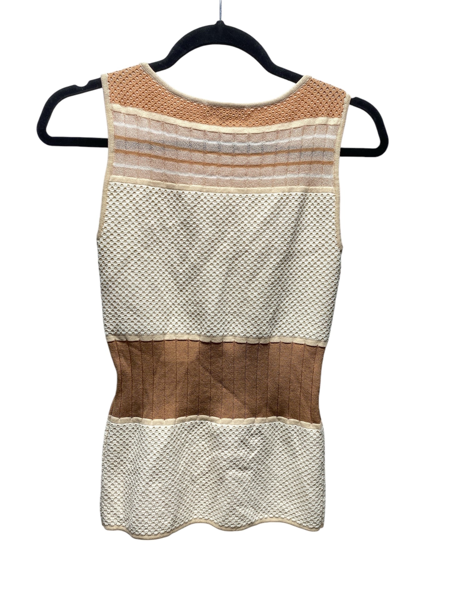 Top Sleeveless By Eva Mendes In Peach, Size: Xs