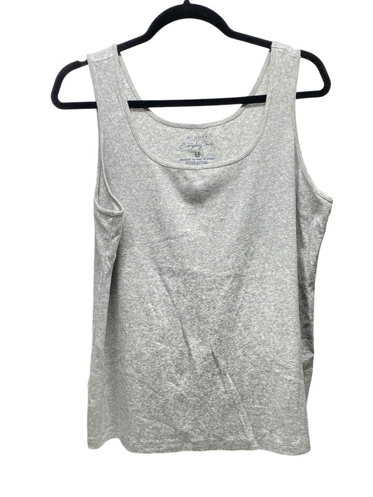 Tank Top By Sonoma In Grey, Size: 1x