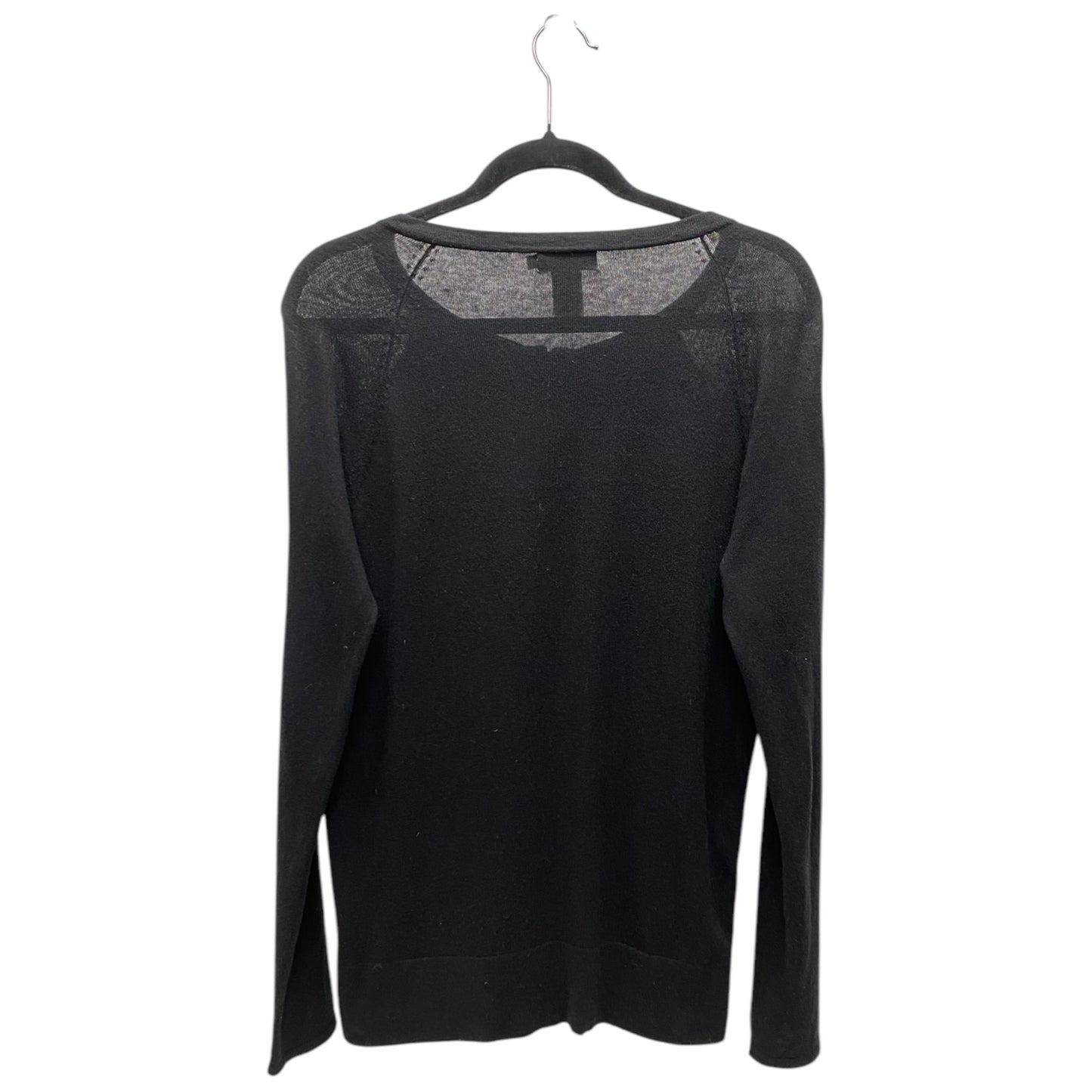 Sweater Cardigan Cashmere By Neiman Marcus In Black, Size: M