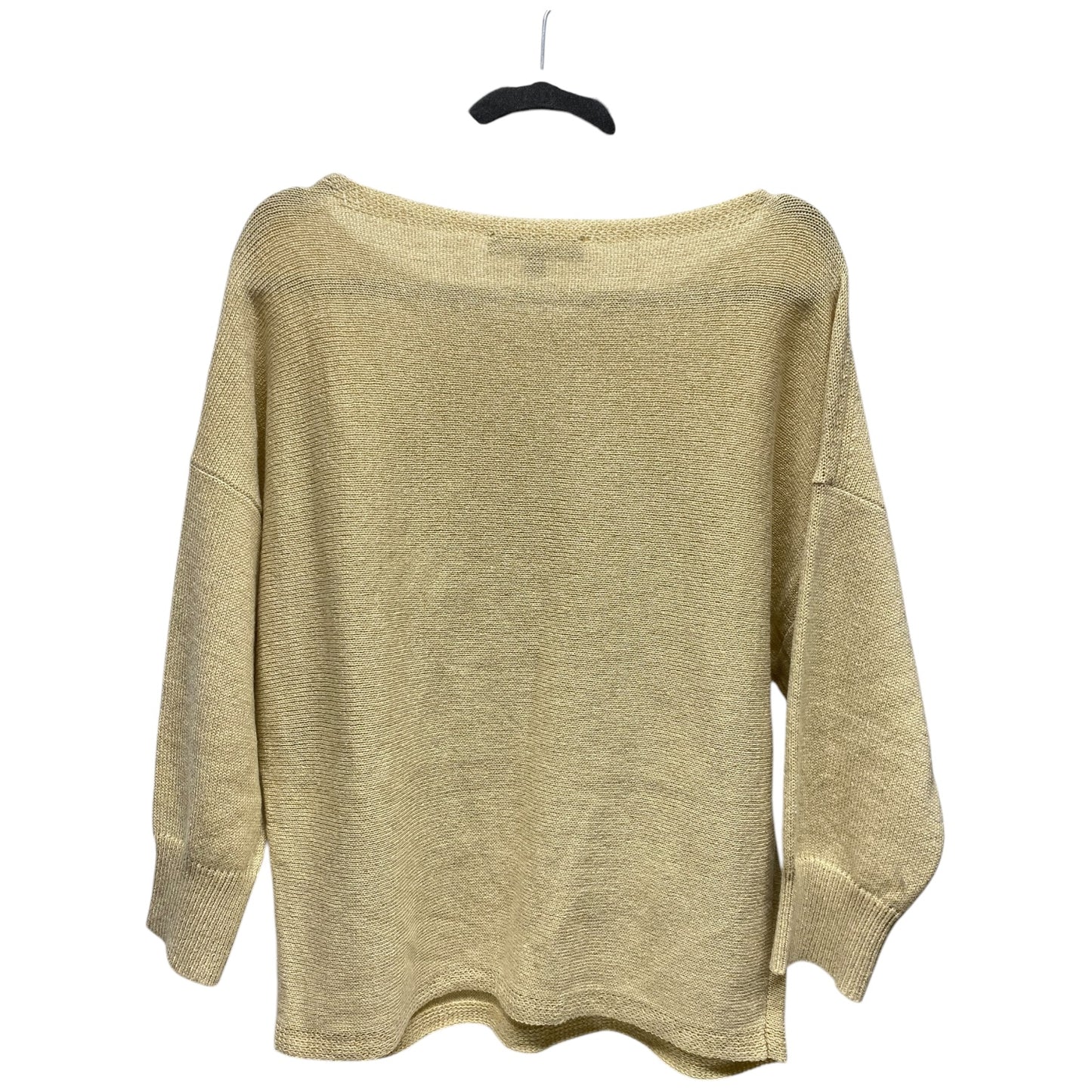 Sweater By Tommy Hilfiger In Gold, Size: L