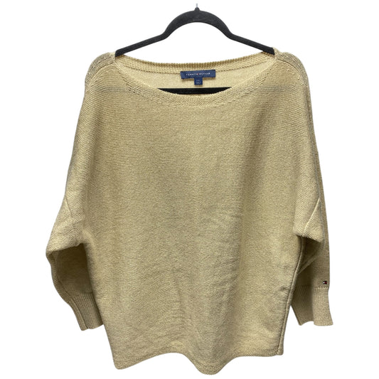 Sweater By Tommy Hilfiger In Gold, Size: L