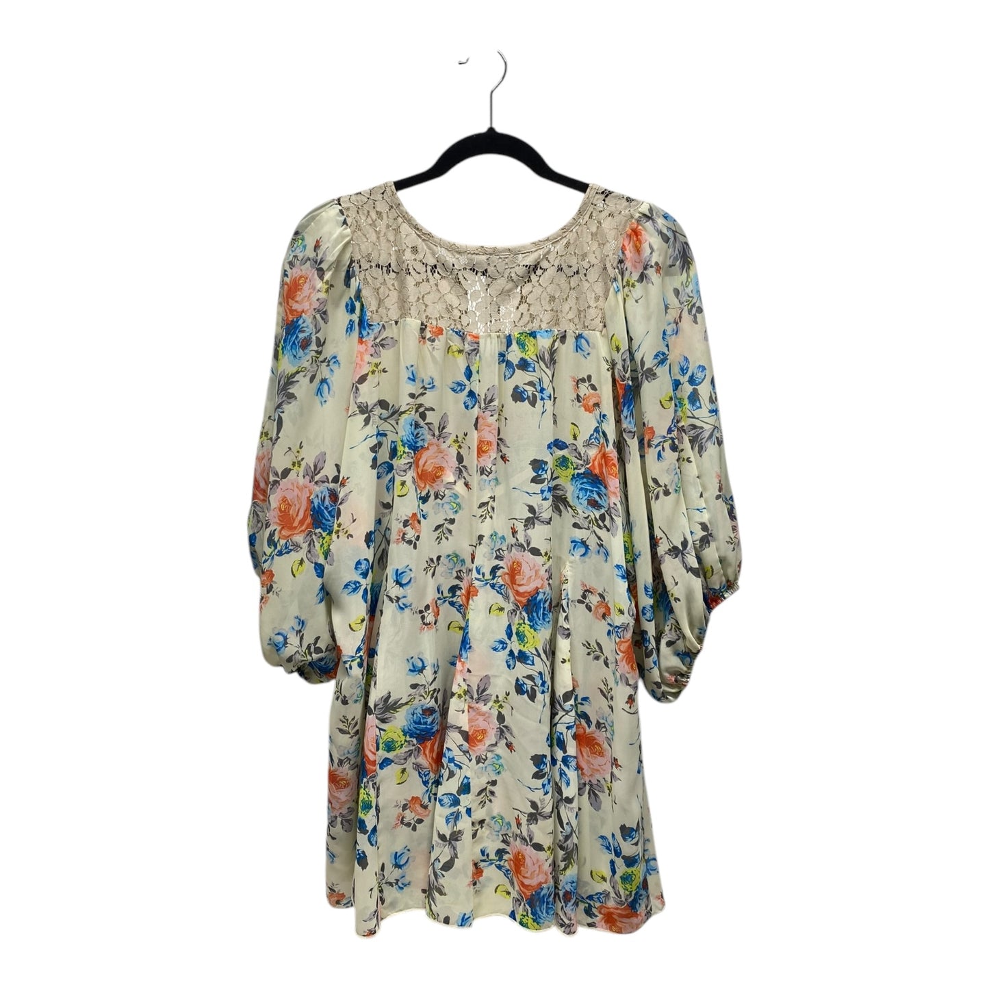 Blouse 3/4 Sleeve By Ivy Jane In Floral Print, Size: M