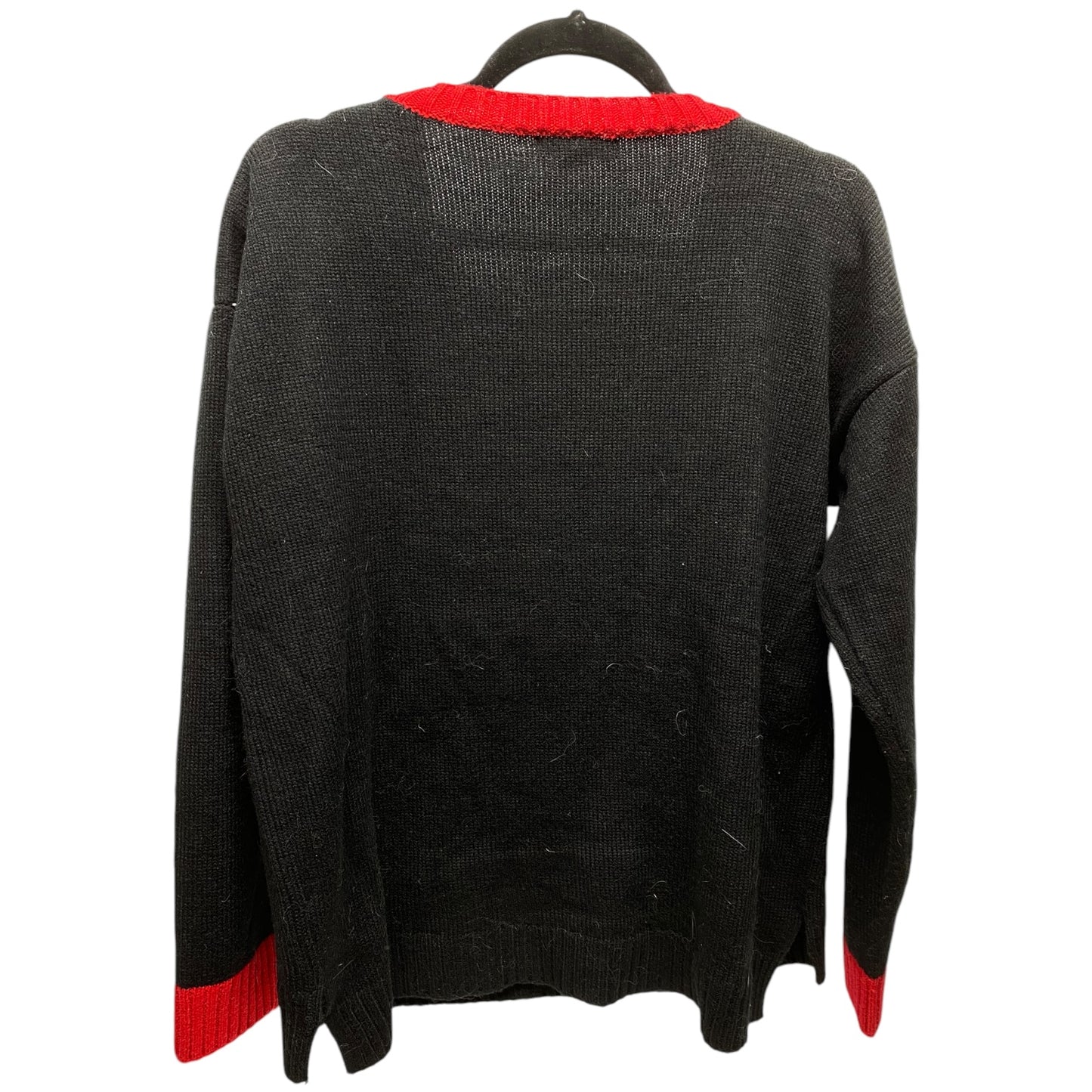 Sweater By Its Our Time In Black & Red, Size: Xl