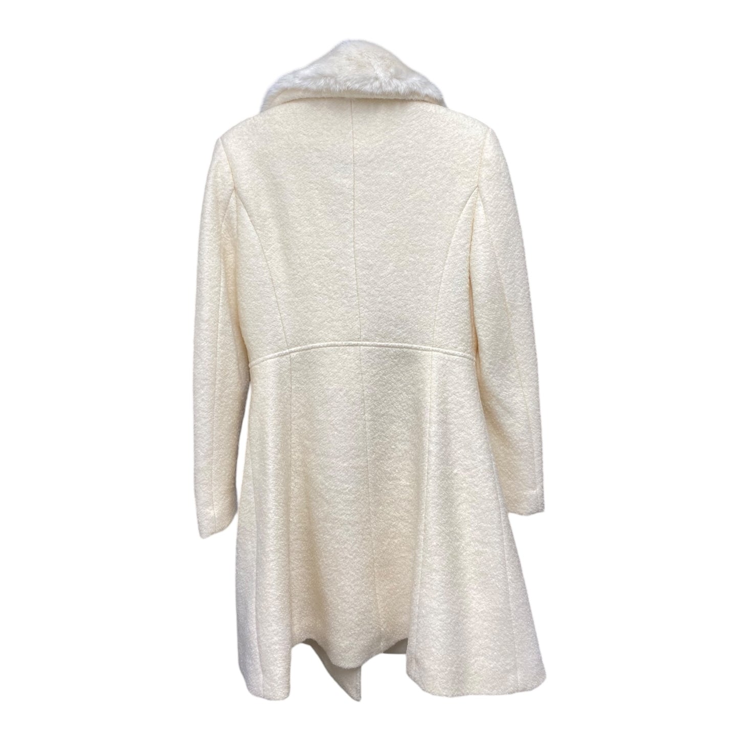 Coat Wool By Inc In Ivory, Size: M