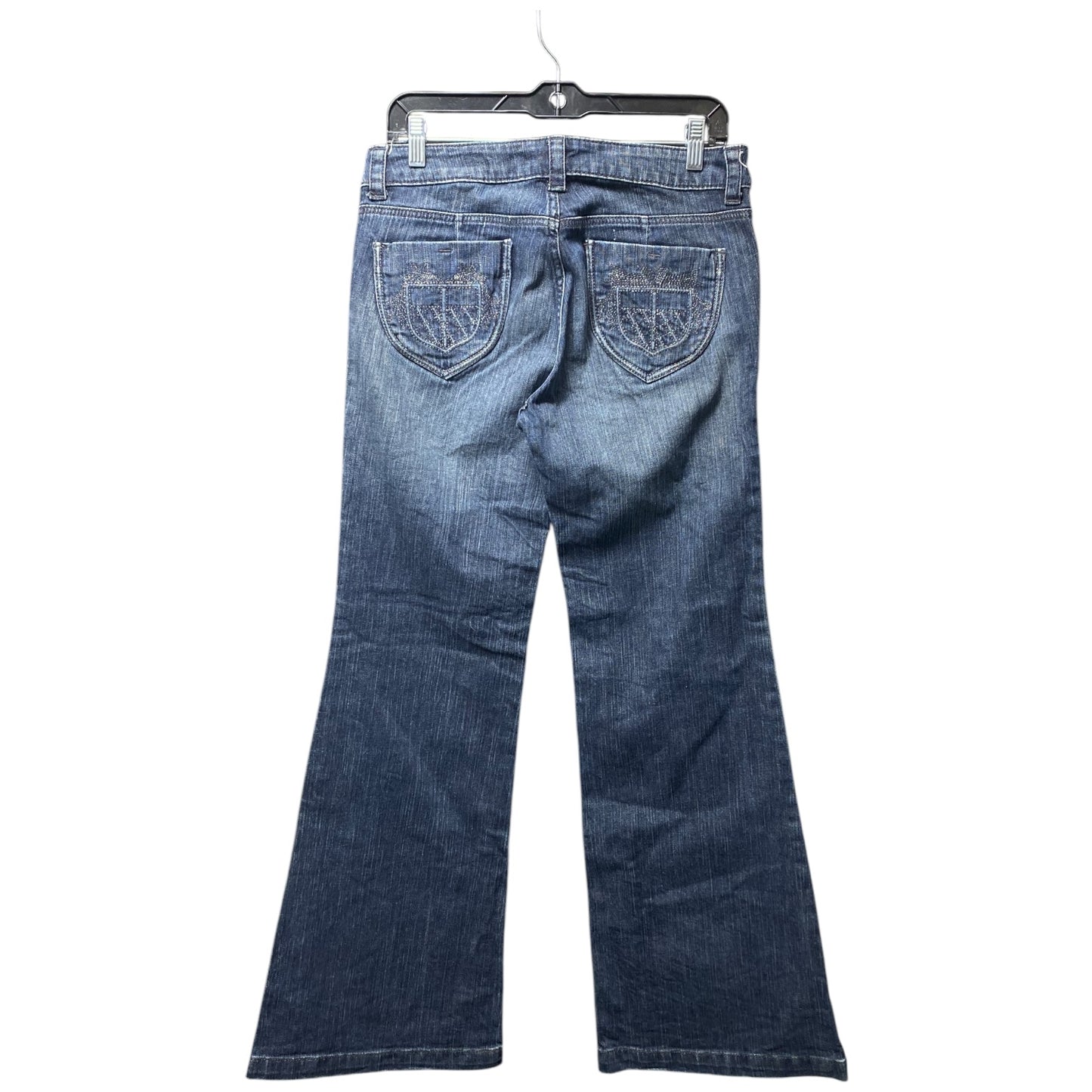 Jeans Flared By Dkny In Blue Denim, Size: 6