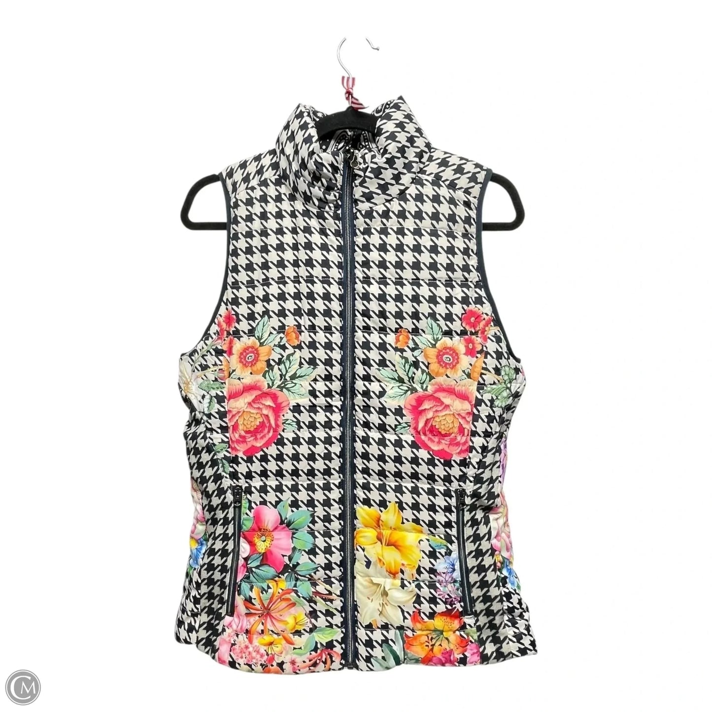 Vest Designer By Johnny Was In Multi-colored, Size: S