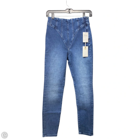 Jeans Skinny By Good American In Blue Denim, Size: 6