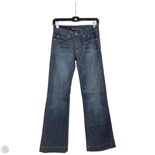 Jeans Wide Leg By Fidelity Denim In Blue Denim, Size: 0