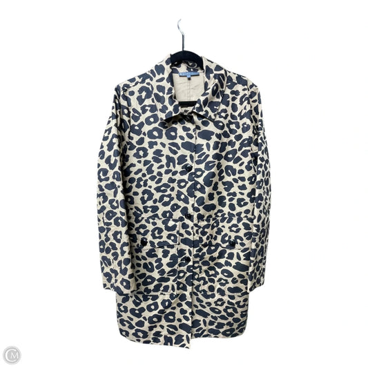 Coat Raincoat By Elliott Lauren In Animal Print, Size: L