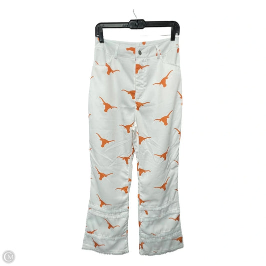 Pants Other By Clothes Mentor In White & Yellow, Size: M
