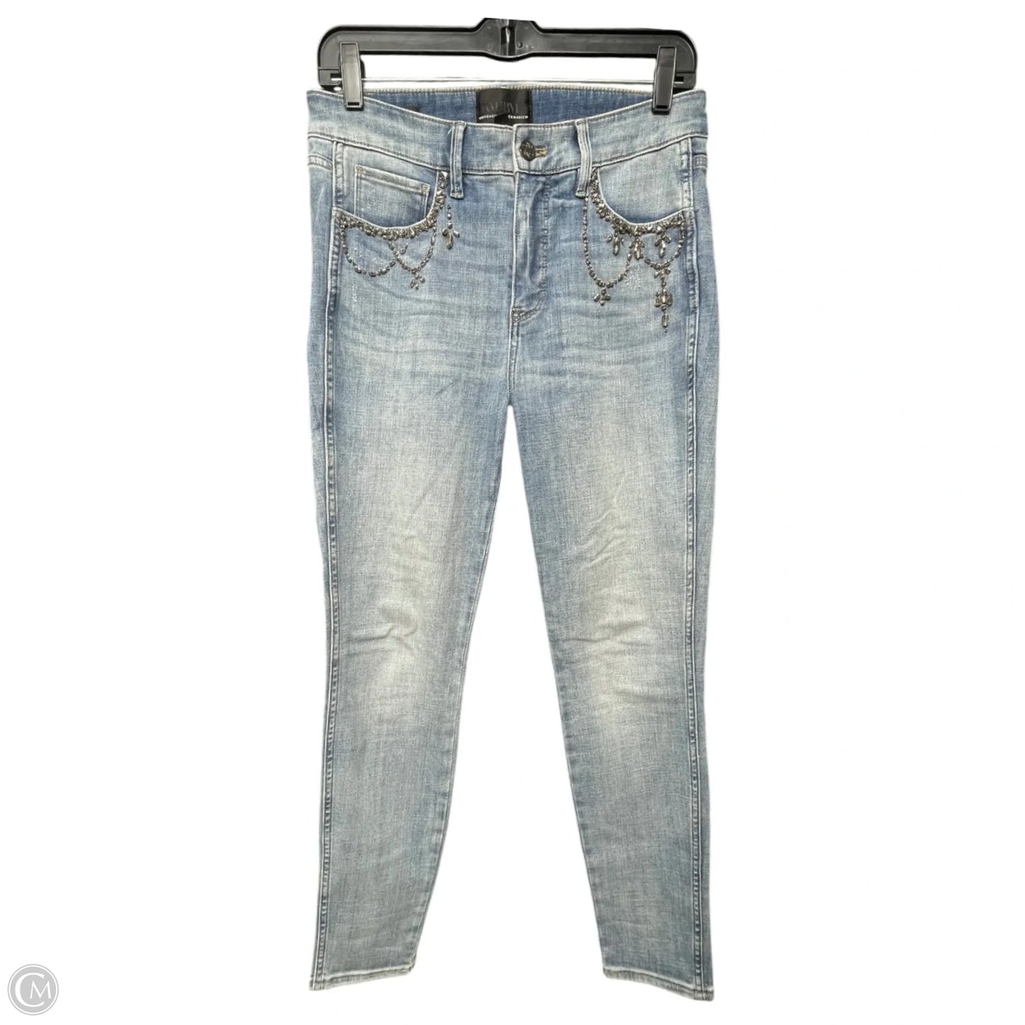 Jeans Skinny By White House Black Market In Blue Denim, Size: 6