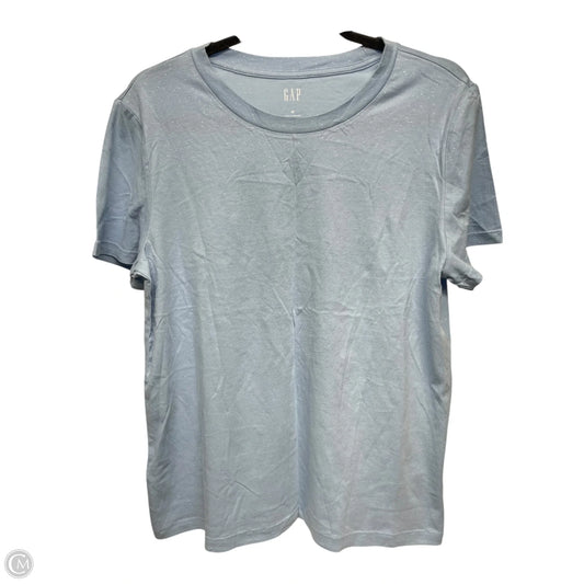 Top Short Sleeve Basic By Gap In Blue, Size: M