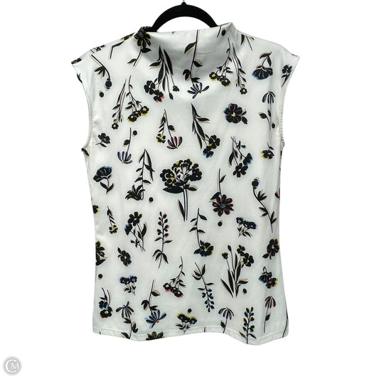 Top Sleeveless By Ann Taylor In Cream, Size: M