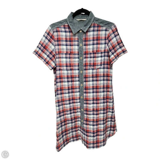 Dress Casual Short By QUELLE CHANCE In Plaid Pattern, Size: M