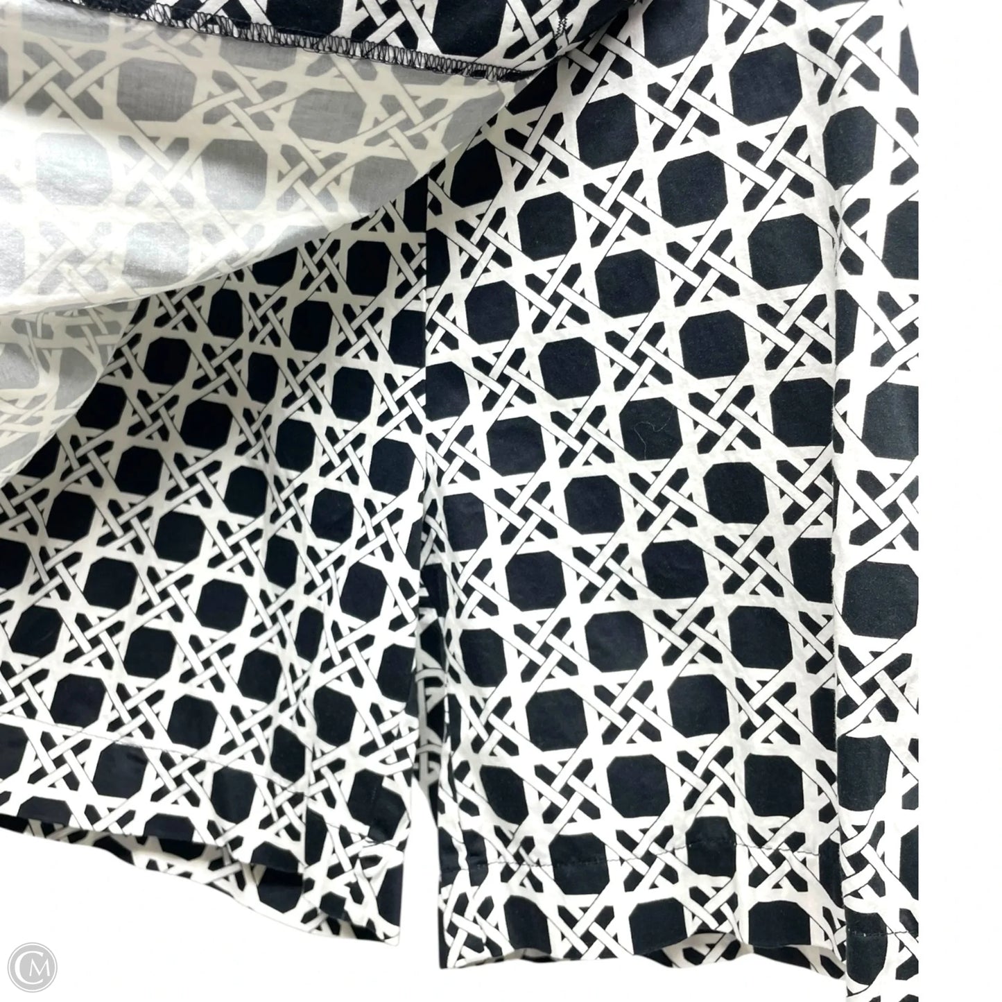 Skort By White House Black Market In Black & White, Size: Xs