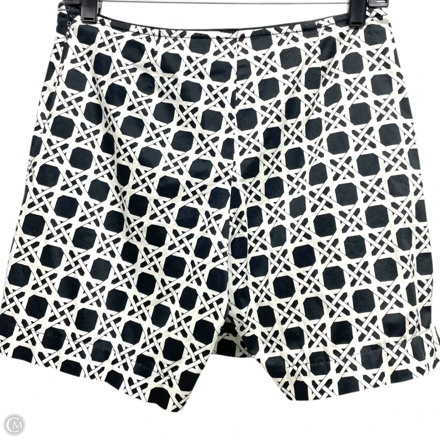 Skort By White House Black Market In Black & White, Size: Xs