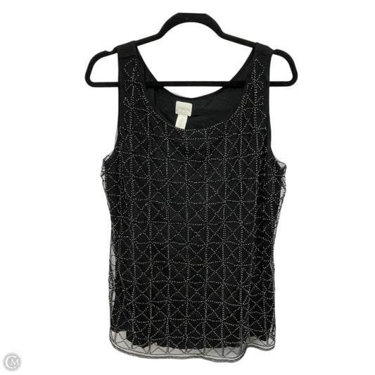 Tank Top By Chicos In Black, Size: L