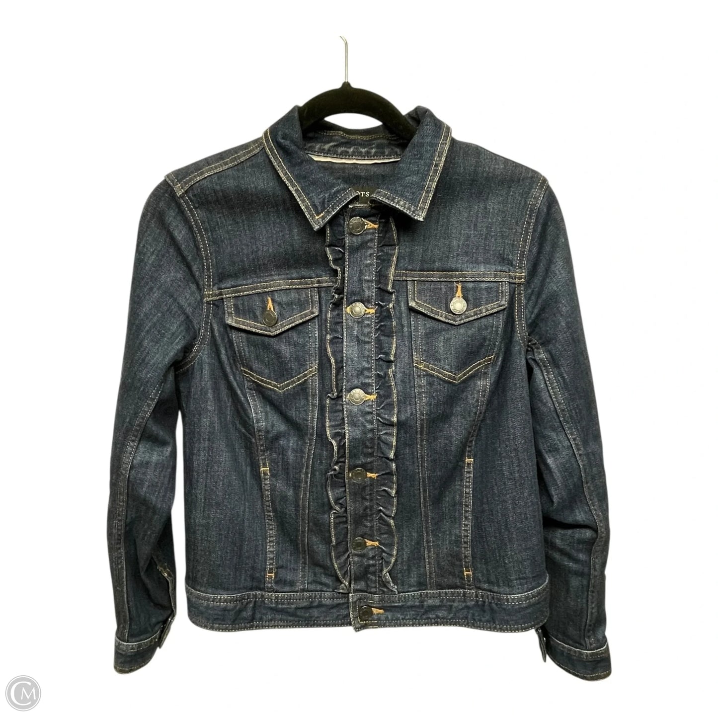 Jacket Denim By Talbots In Blue Denim, Size: Mp