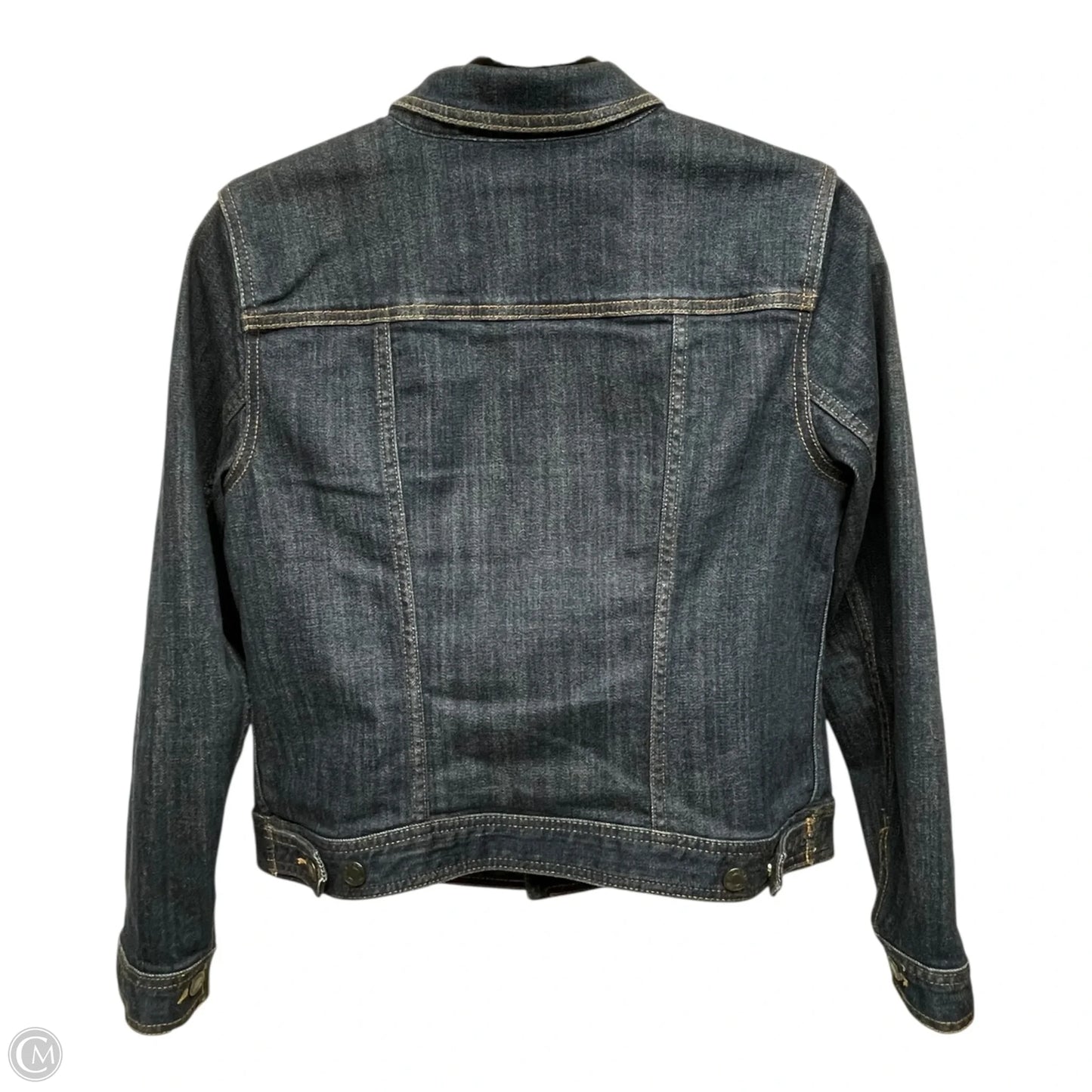 Jacket Denim By Talbots In Blue Denim, Size: Mp
