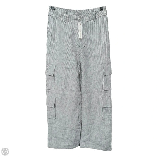 Pants Wide Leg By Olivaceous In Striped Pattern, Size: M