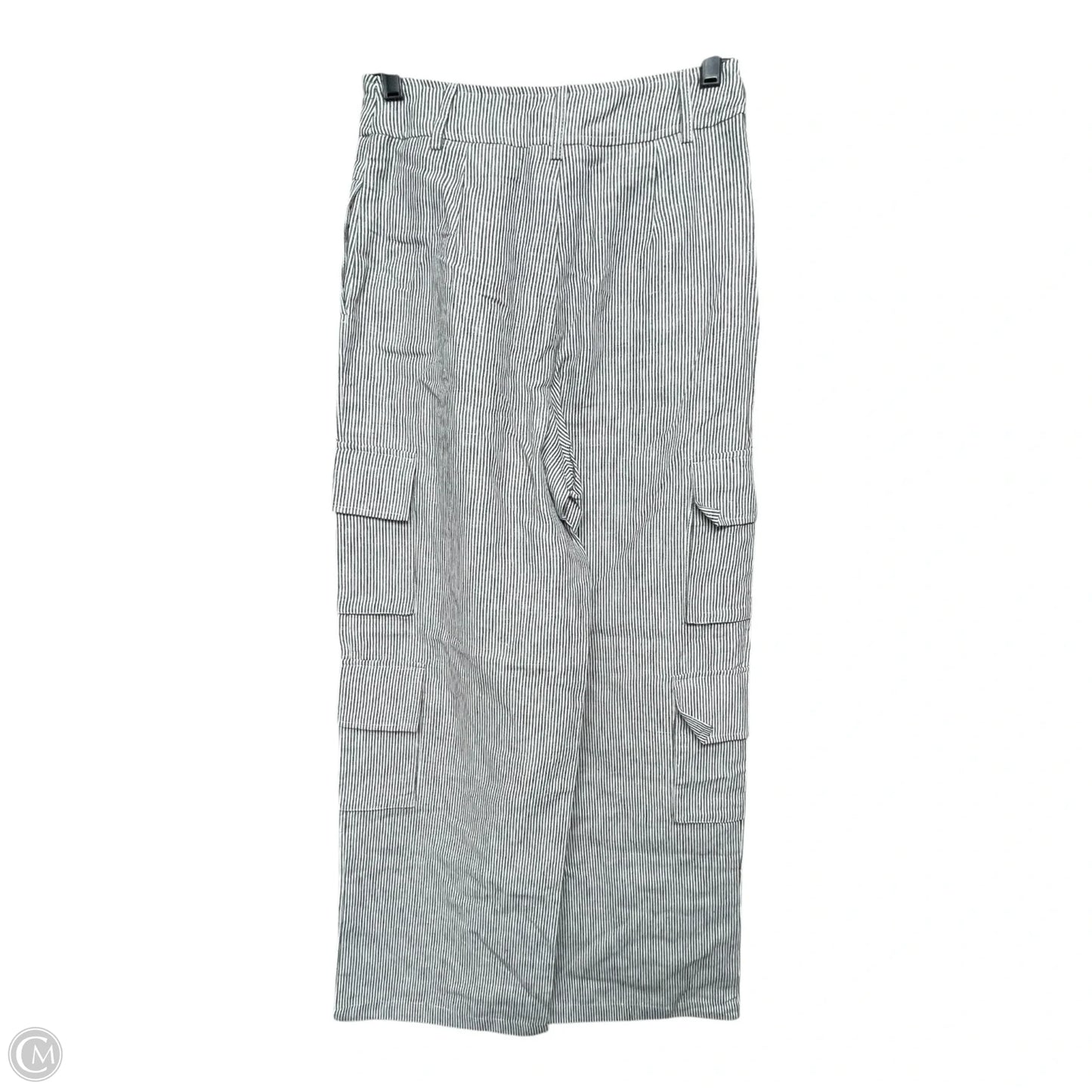 Pants Wide Leg By Olivaceous In Striped Pattern, Size: M